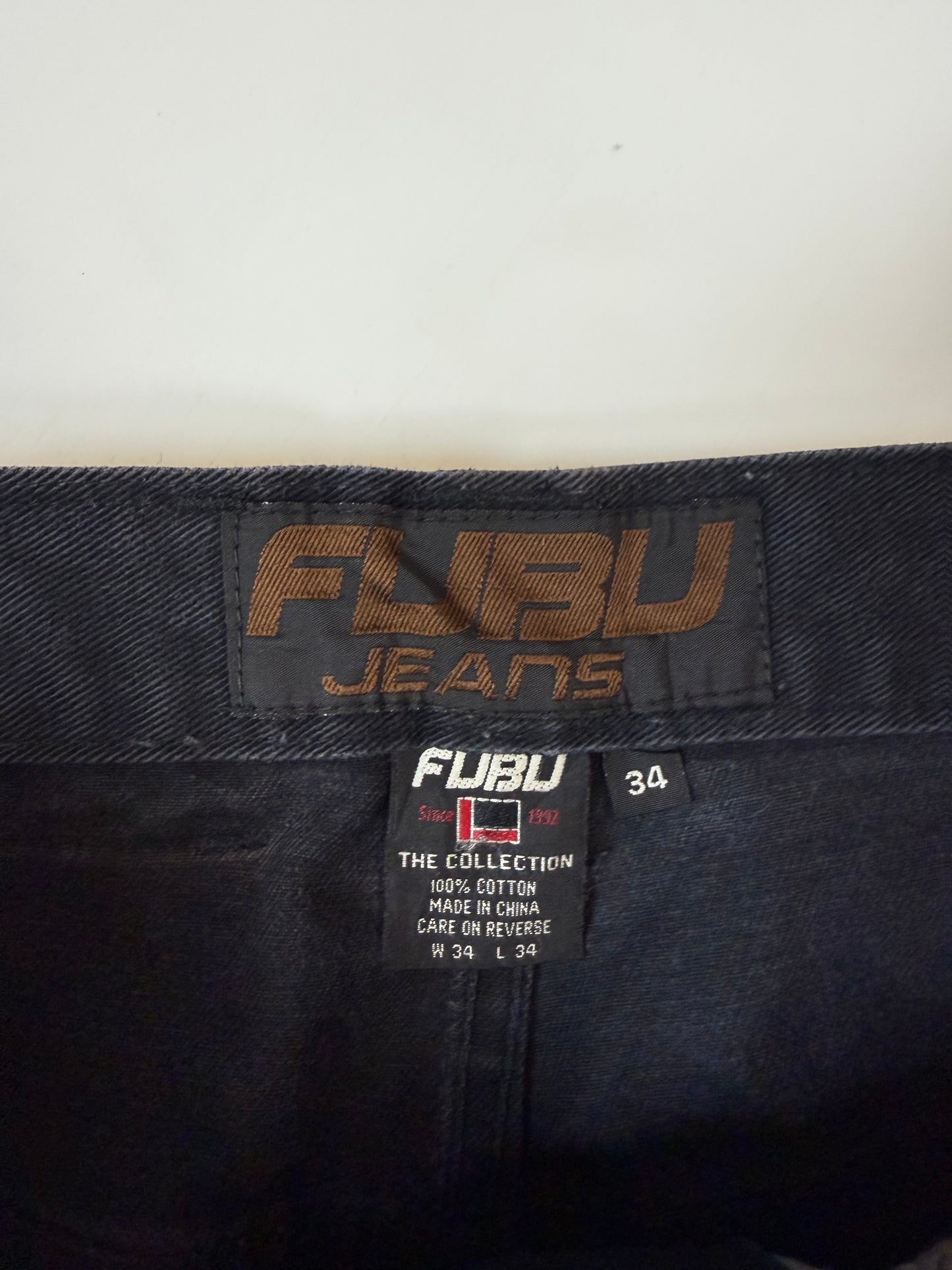 Vintage Fubu baggy carpenter jeans (W34)
