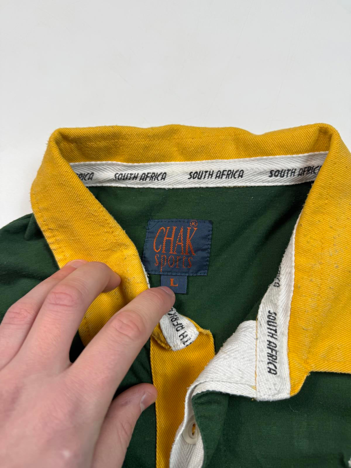 Vintage South Africa springboks rugby union shirt (L)