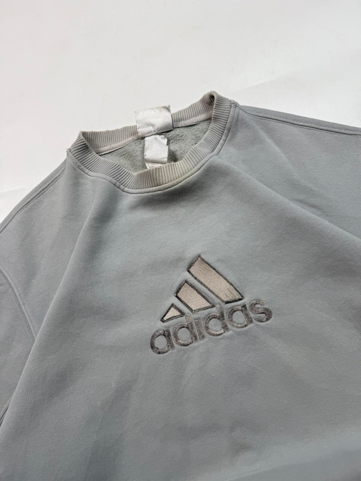 Vintage 90s Adidas centre logo sweatshirt (M)