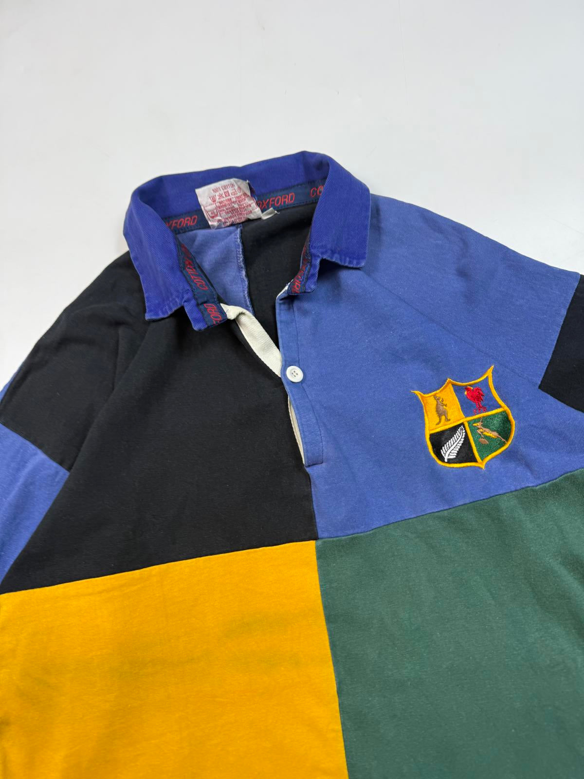 Vintage Rest of the world 1989 Cotton Oxford rugby union shirt (XL)