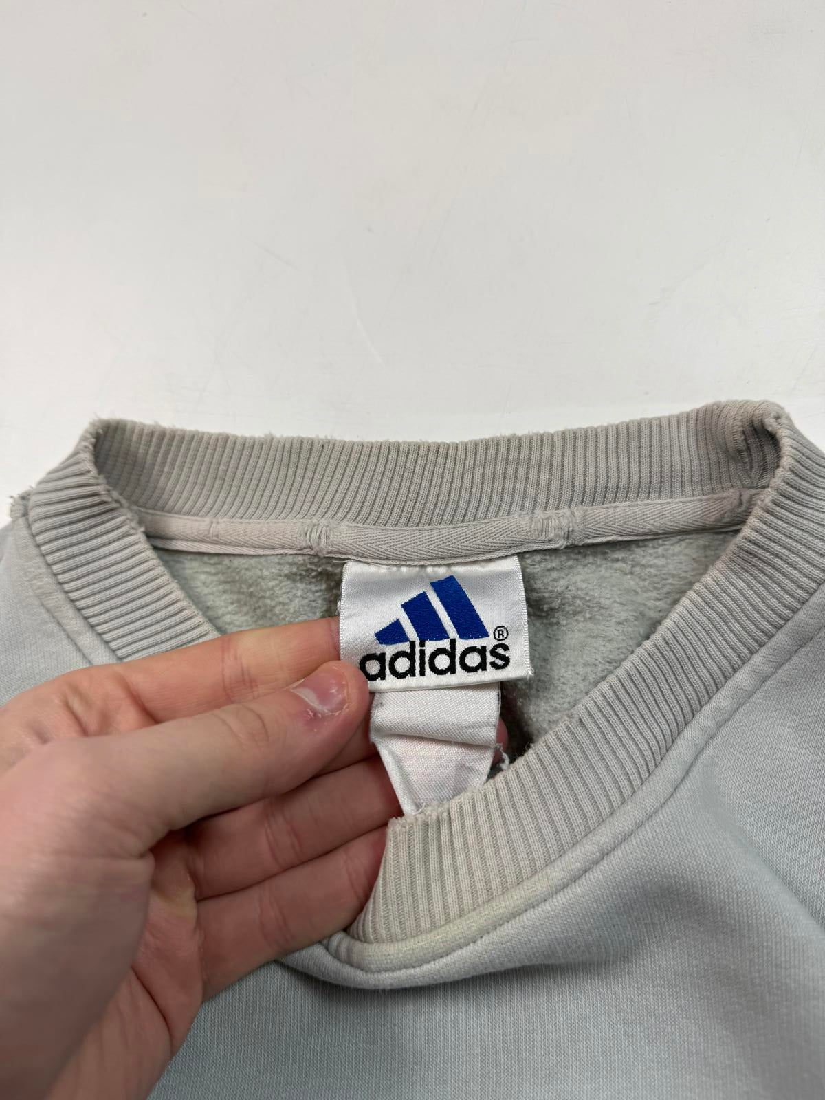 Vintage 90s Adidas centre logo sweatshirt (M)