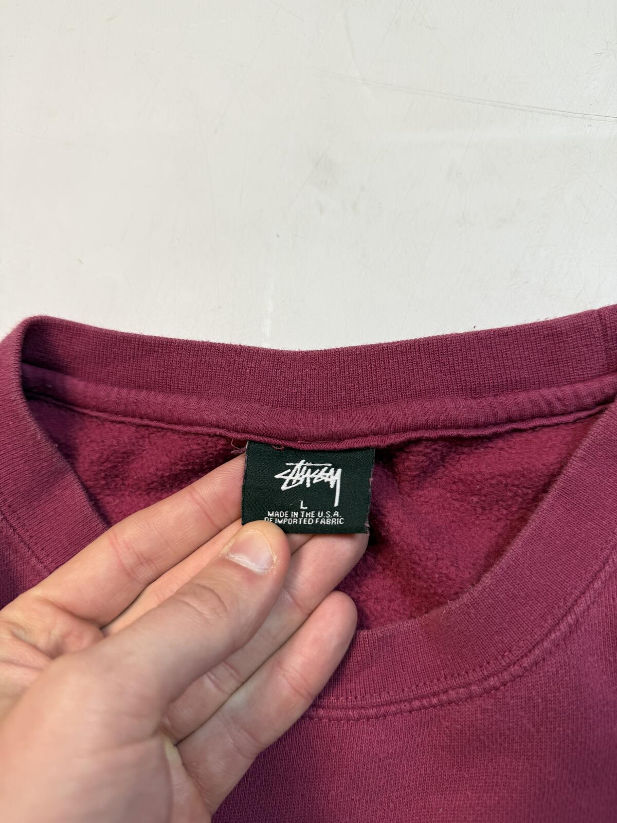 Stussy world tour graphic crewneck sweatshirt (L)