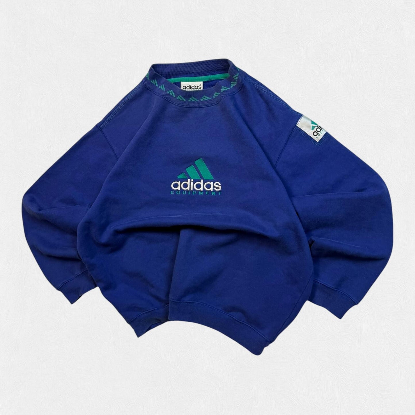 Vintage 90s adidas equipment centre logo sweatshirt (L)