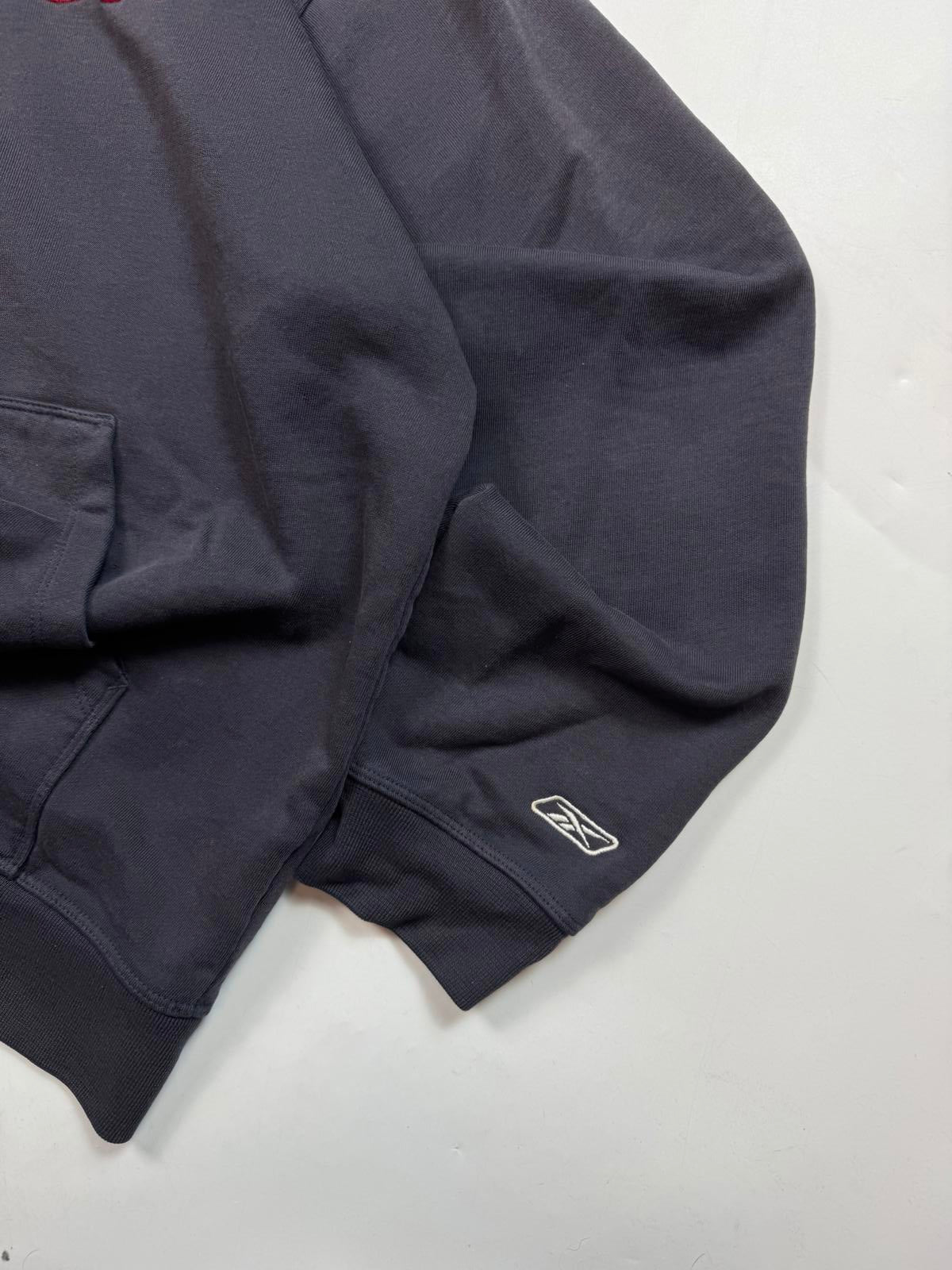Vintage Reebok spell out full zip hoodie (M)