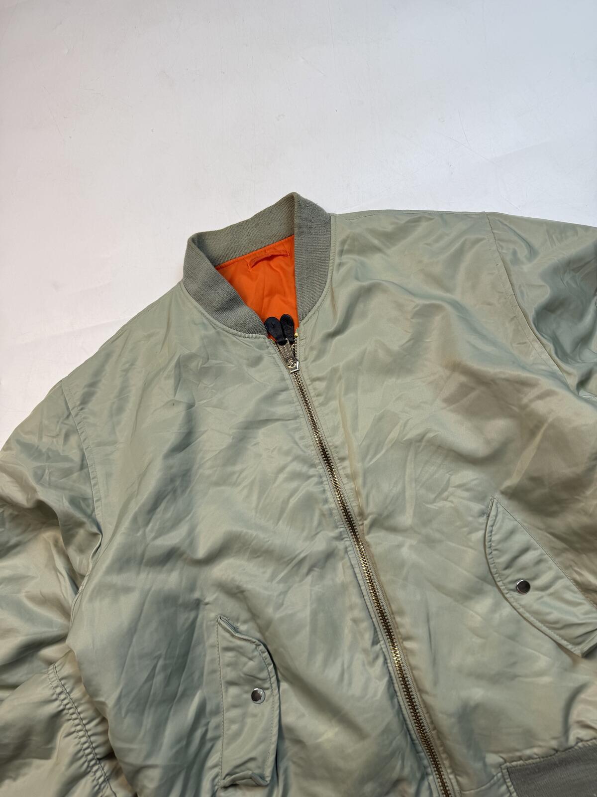 Vintage 90s MA-1 flight bomber jacket (XL)