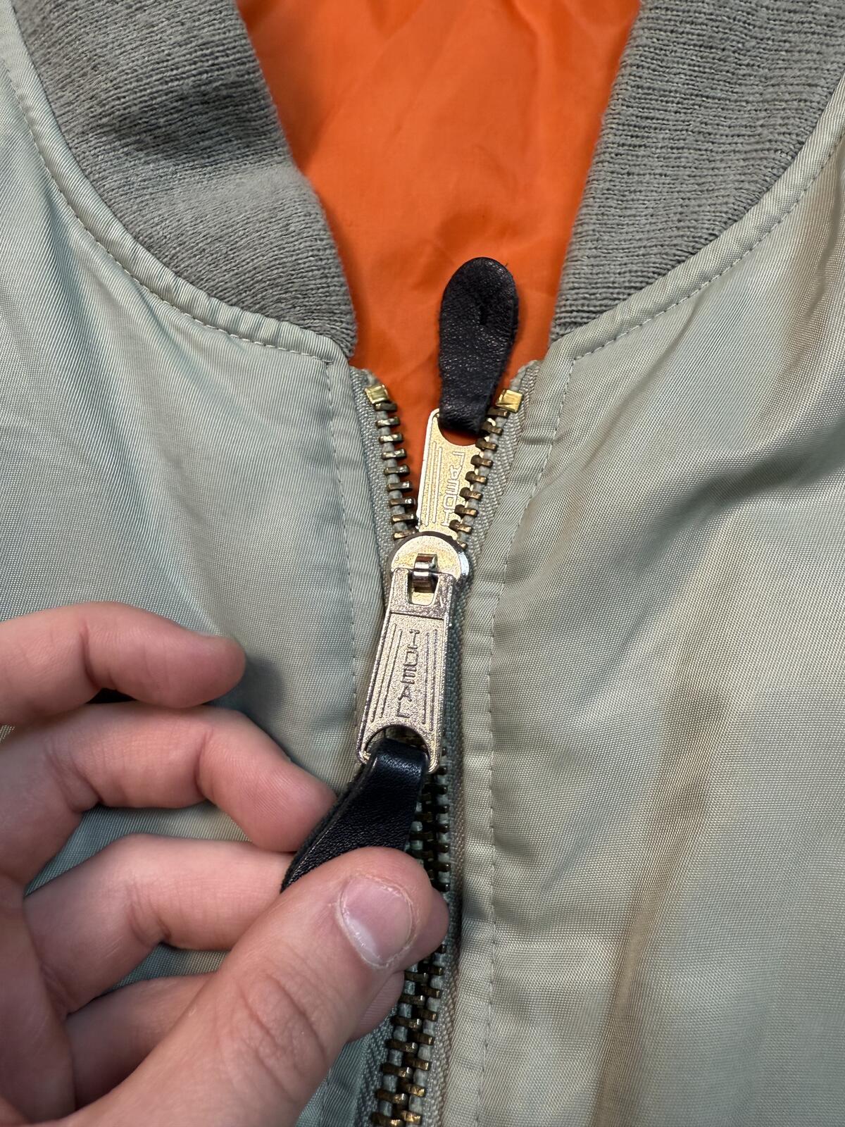 Vintage 90s MA-1 flight bomber jacket (XL)