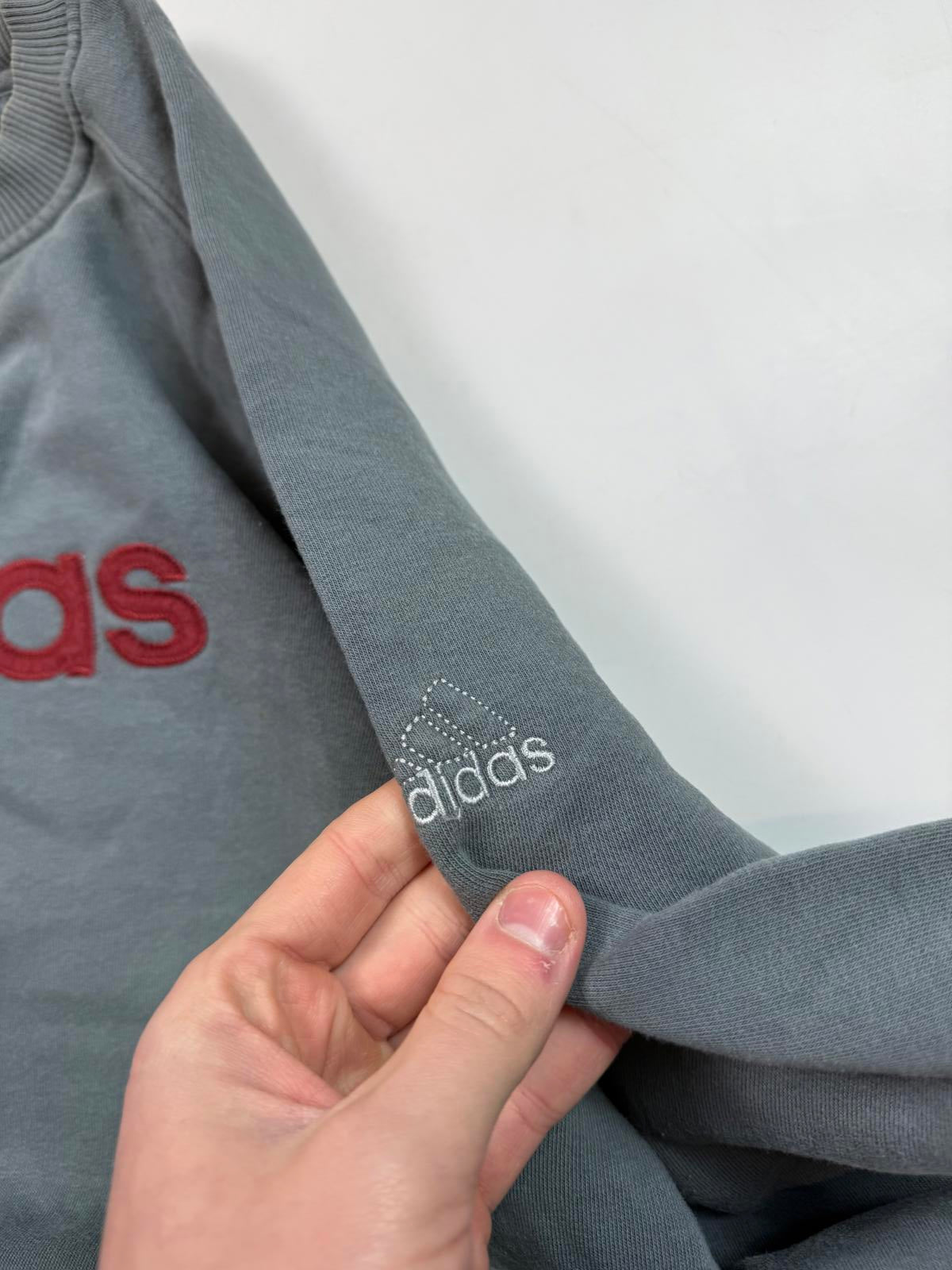 Vintage Adidas spell out sweatshirt (S)