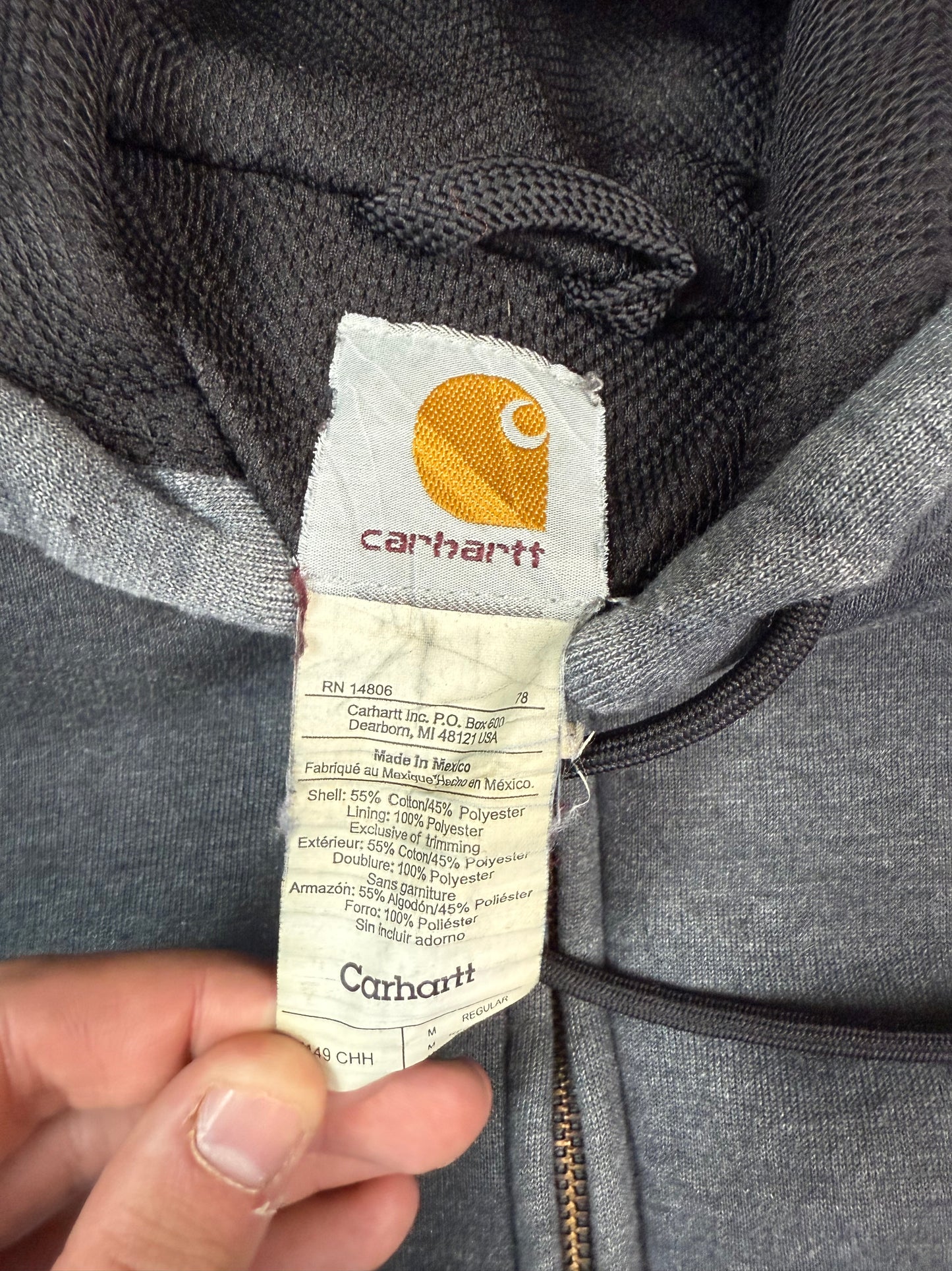 Vintage Carhartt full zip hoodie (M)