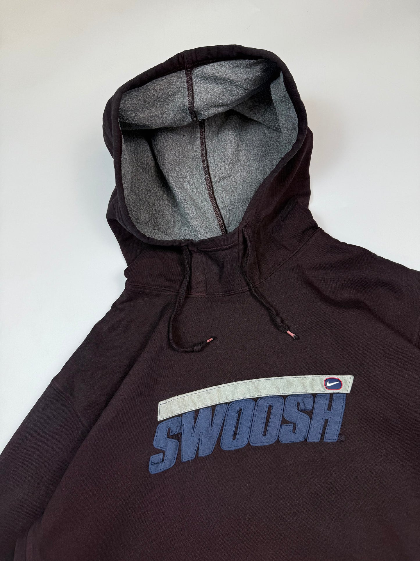 Vintage Nike swoosh spell out hoodie (M)