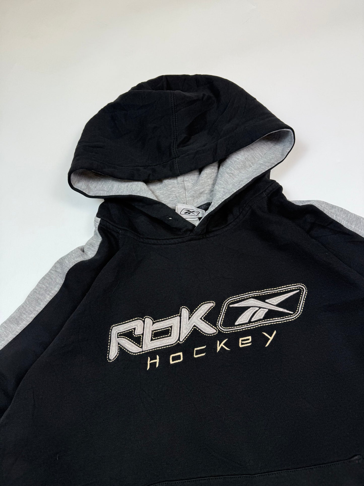 Vintage Reebok hockey spell out hoodie (S)