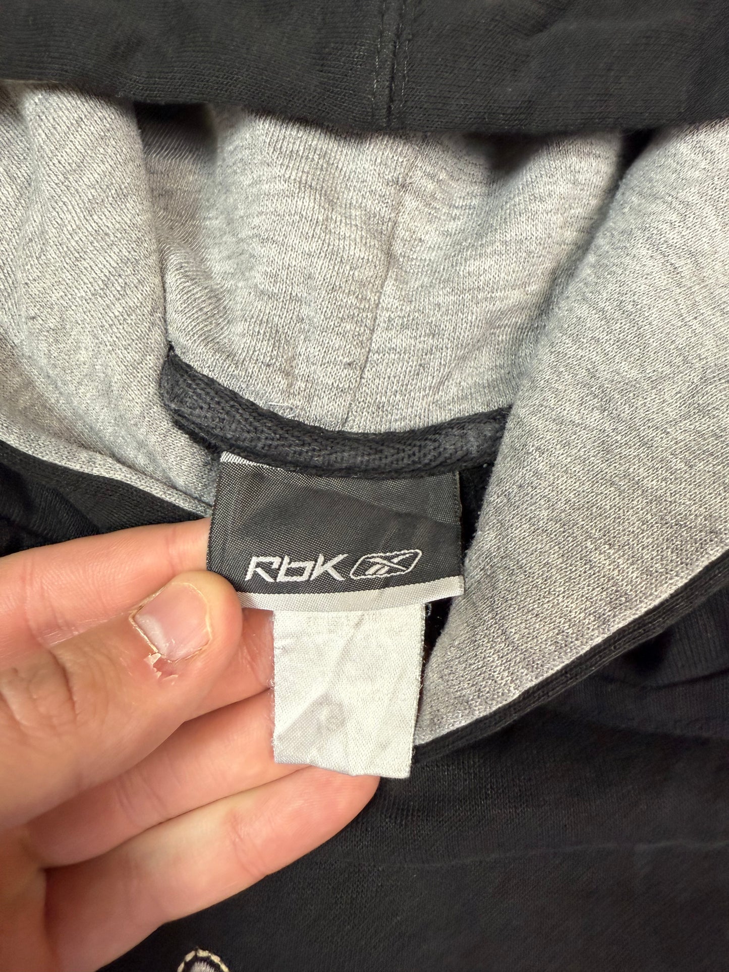 Vintage Reebok hockey spell out hoodie (S)