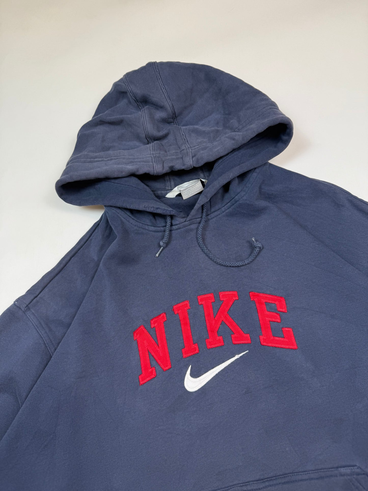 Vintage Nike spell out hoodie (L)
