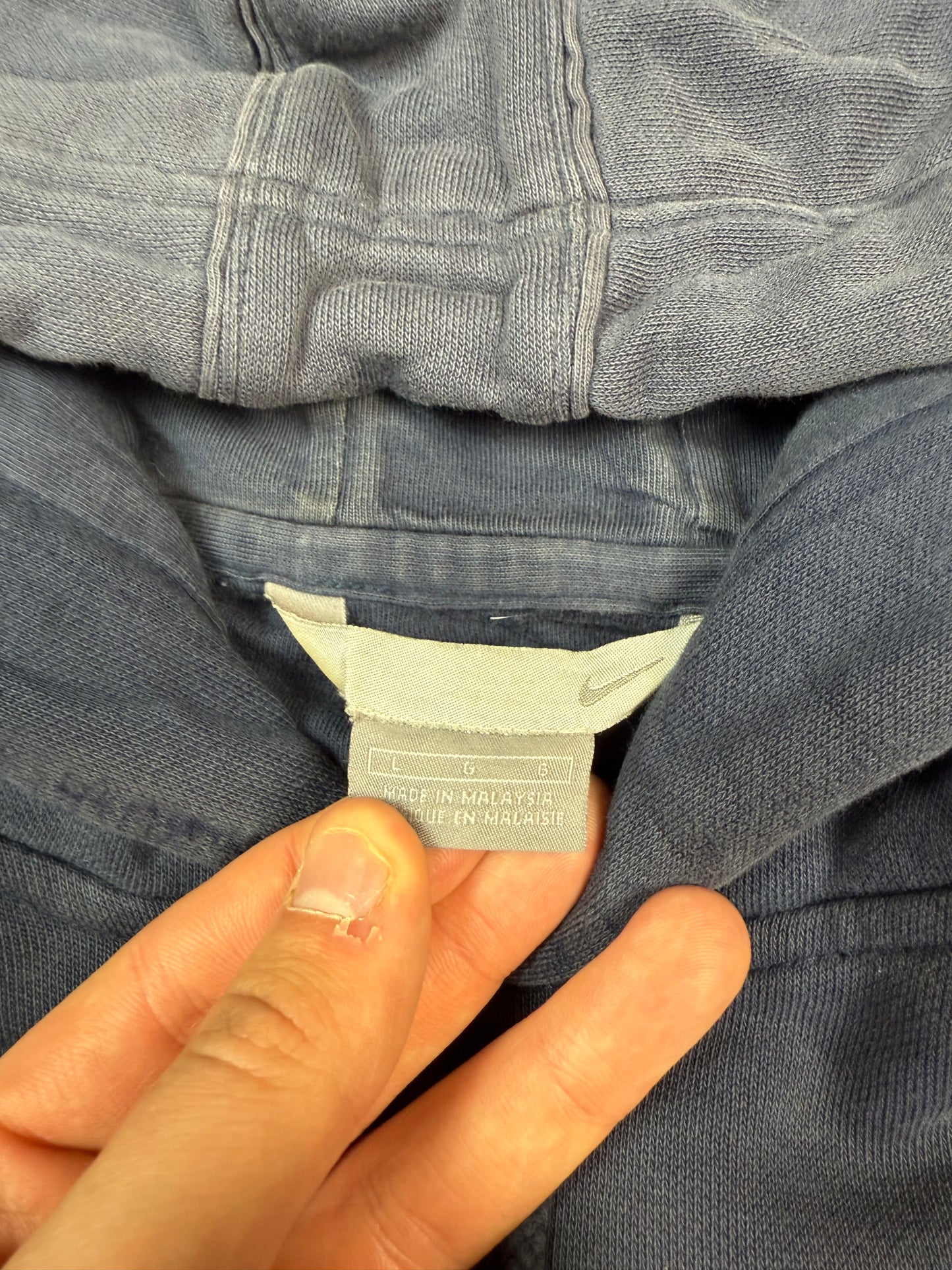 Vintage Nike spell out hoodie (L)