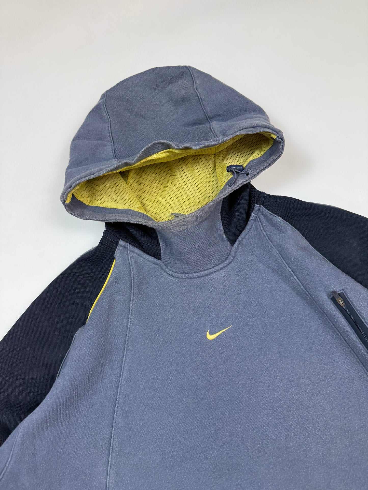 Vintage Nike technical centre swoosh hoodie (L)