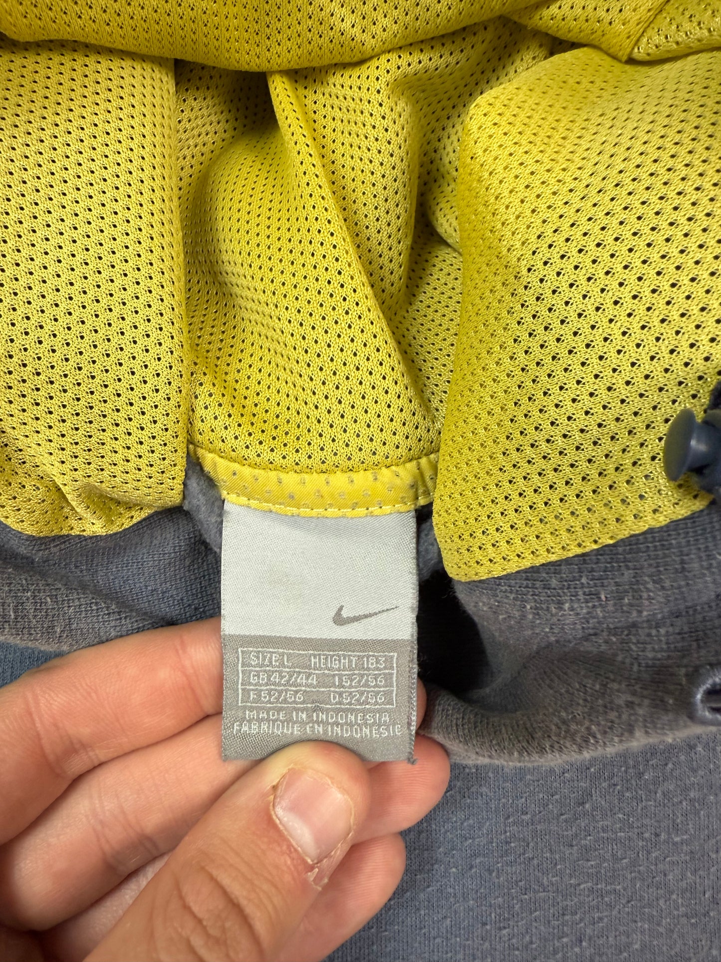 Vintage Nike technical centre swoosh hoodie (L)