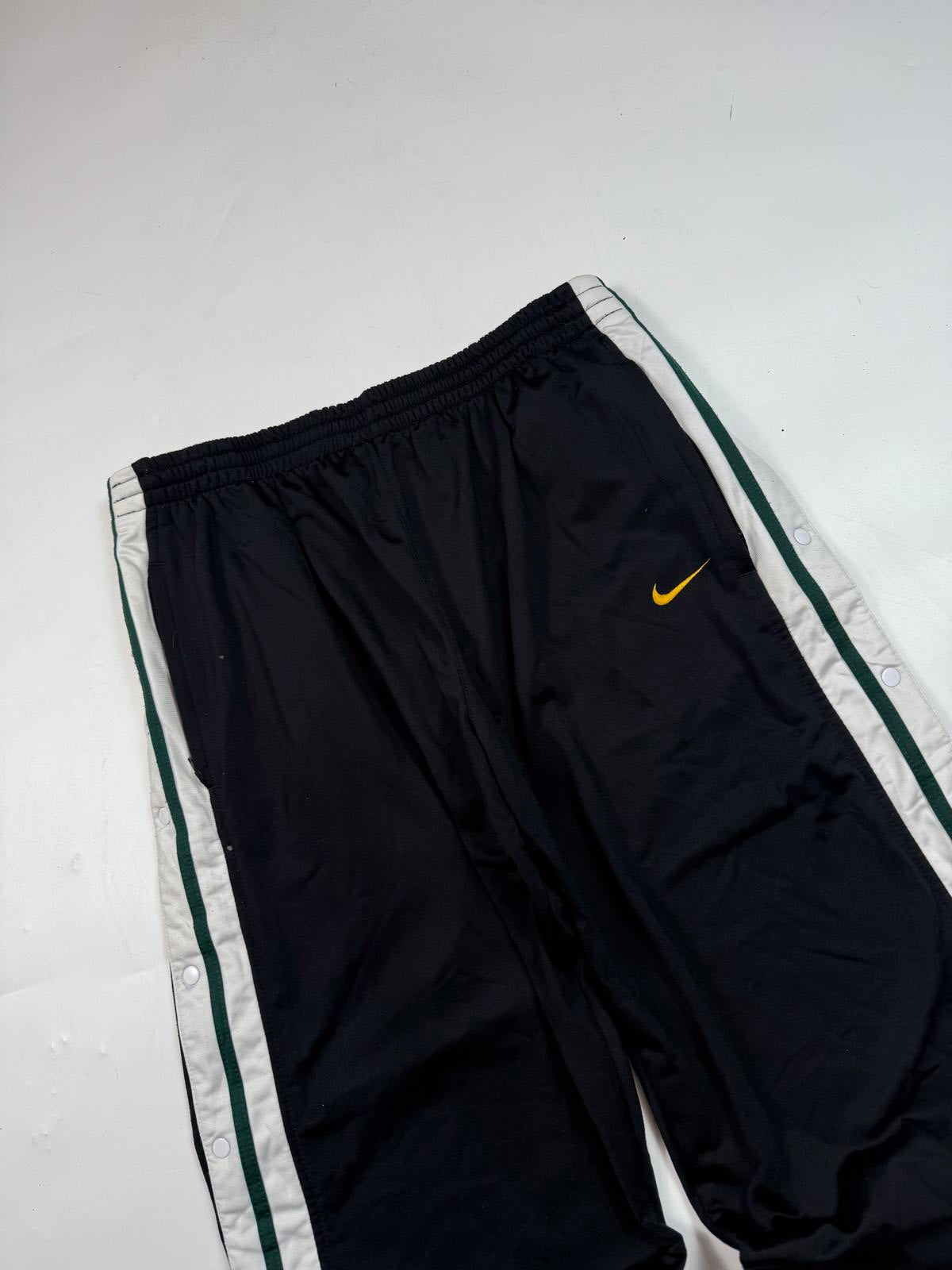 Vintage 90s Nike side stripe baggy track pants (L)