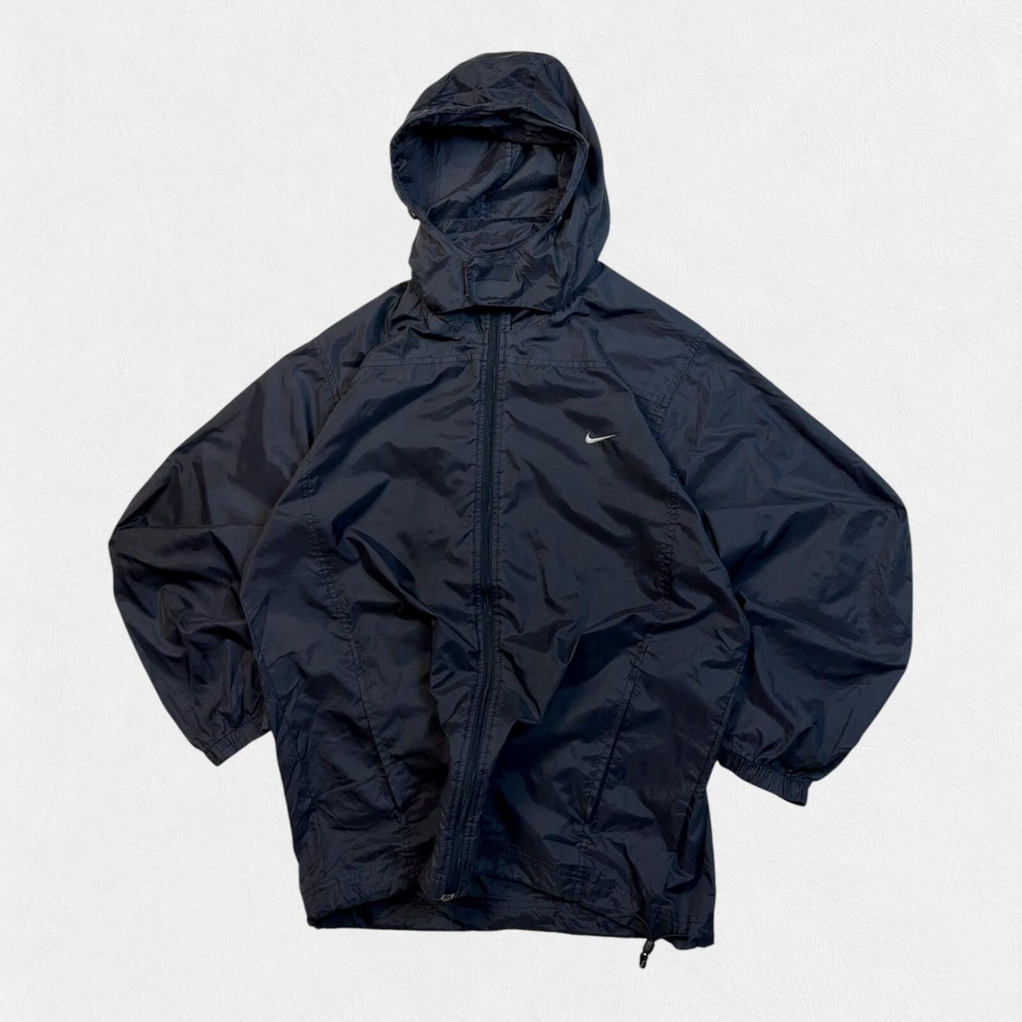 Vintage Y2K Nike lightweight hooded rain jacket (M)