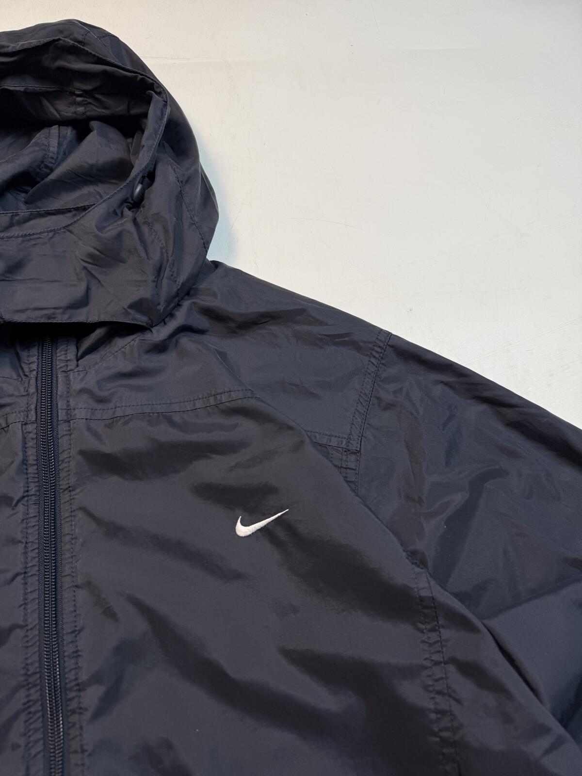 Vintage Y2K Nike lightweight hooded rain jacket (M)