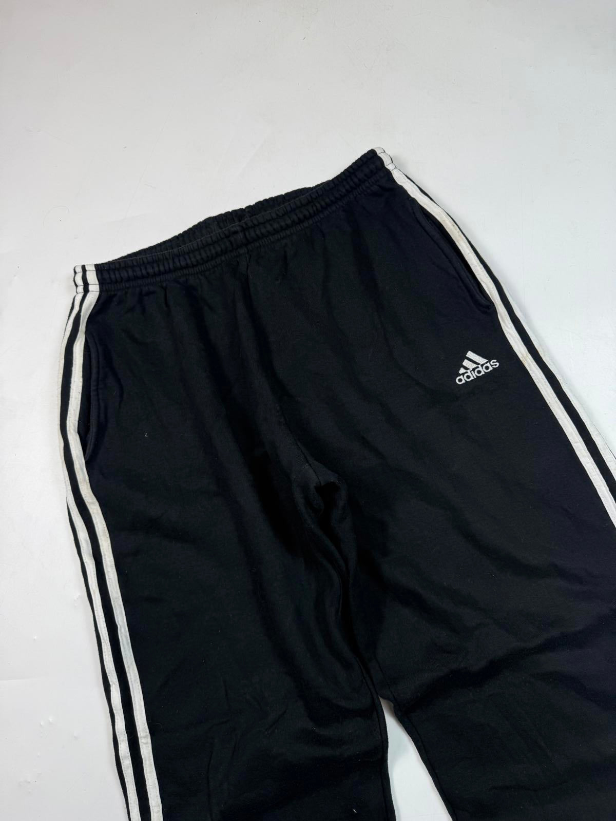 Vintage 90s adidas side stripe baggy joggers (L)