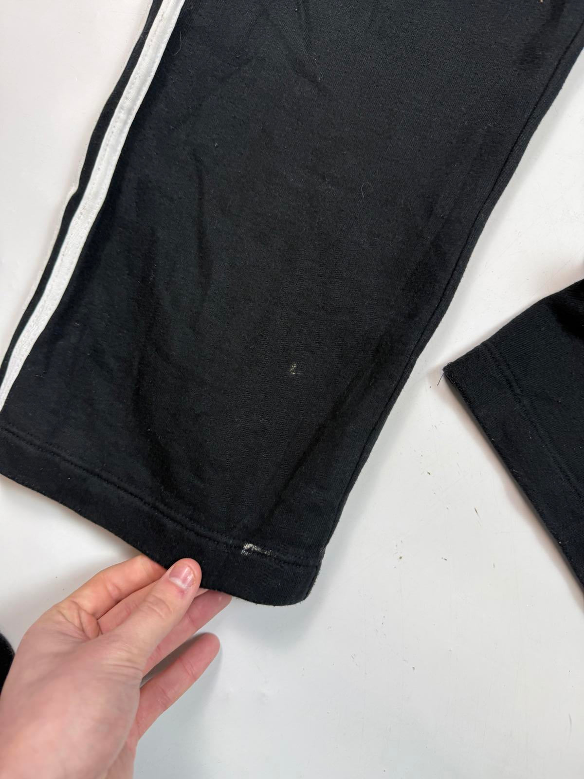Vintage 90s adidas side stripe baggy joggers (L)