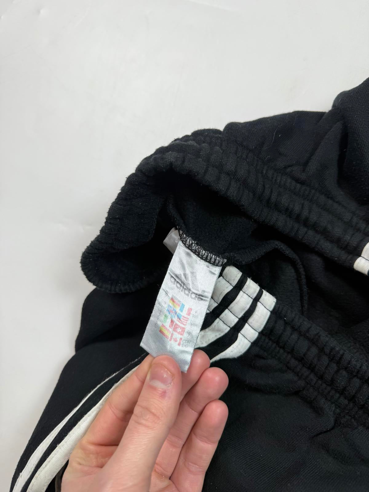 Vintage 90s adidas side stripe baggy joggers (L)