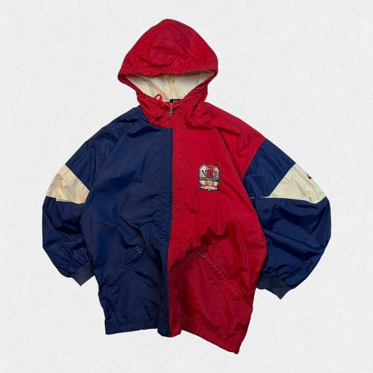 Vintage 90s Nike colour block hooded track jacket (M)
