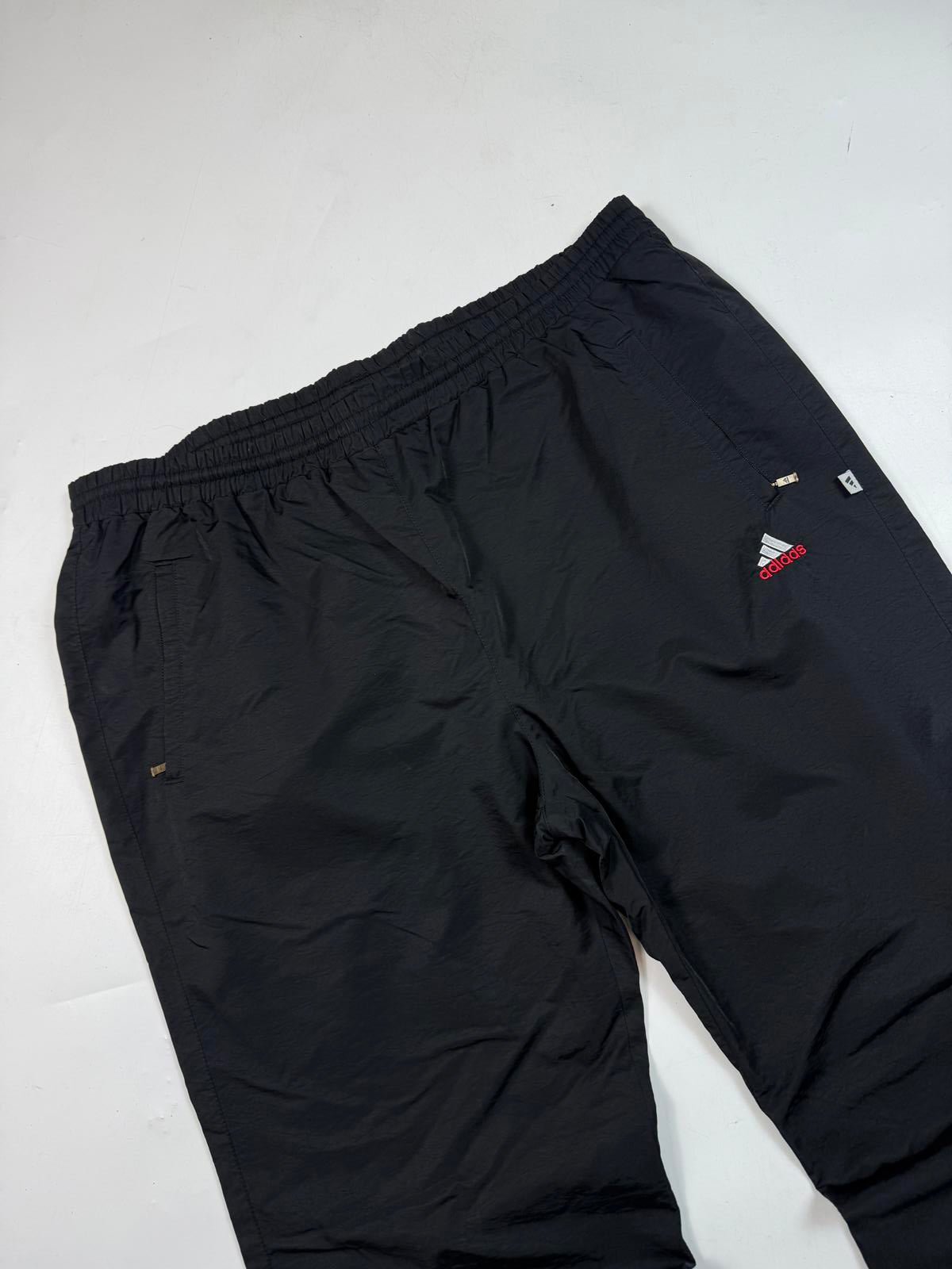 Vintage 90s Adidas small logo baggy track pants (XL)
