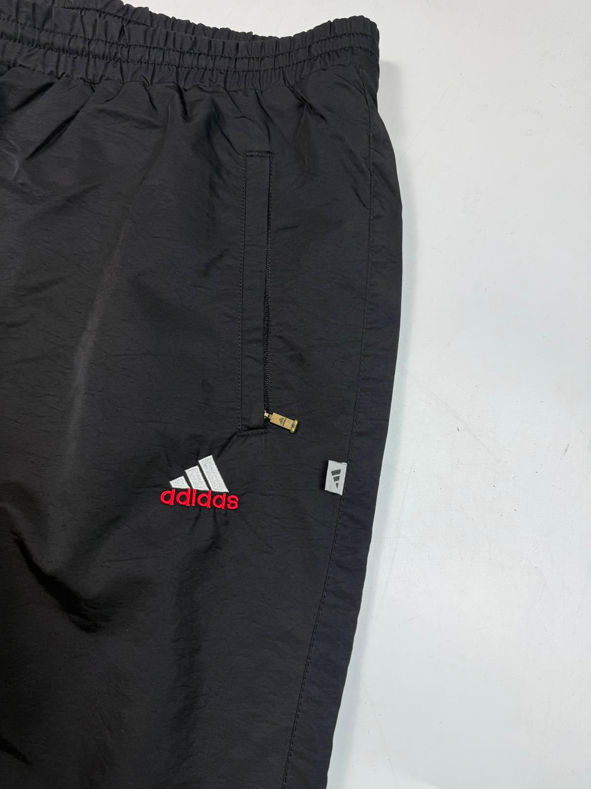 Vintage 90s Adidas small logo baggy track pants (XL)
