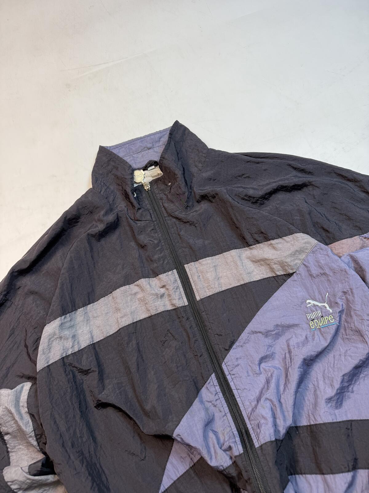 Vintage 90s Puma equipe shell track jacket (M)