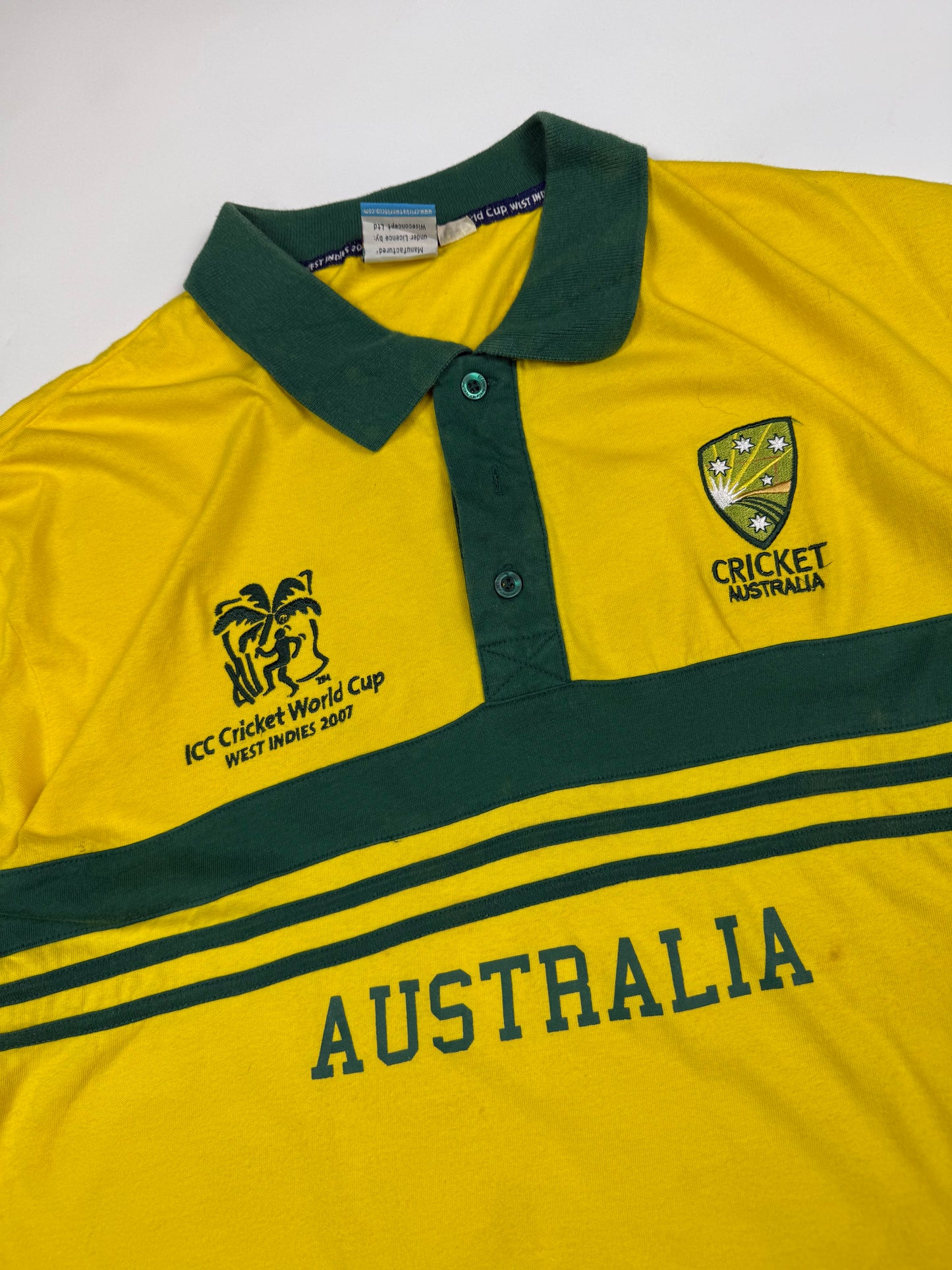Vintage Australia 2007 cricket world cup supporters shirt (M)