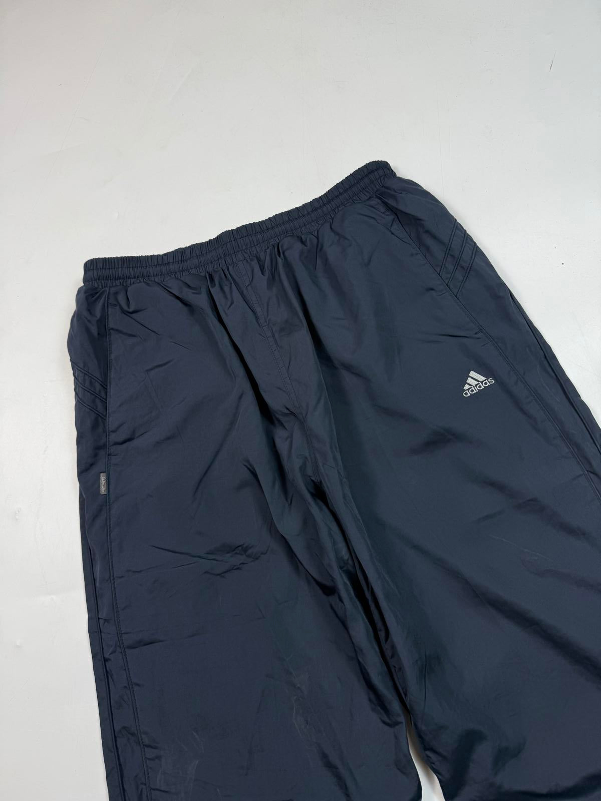 Vintage Adidas wide leg baggy track pants (M)