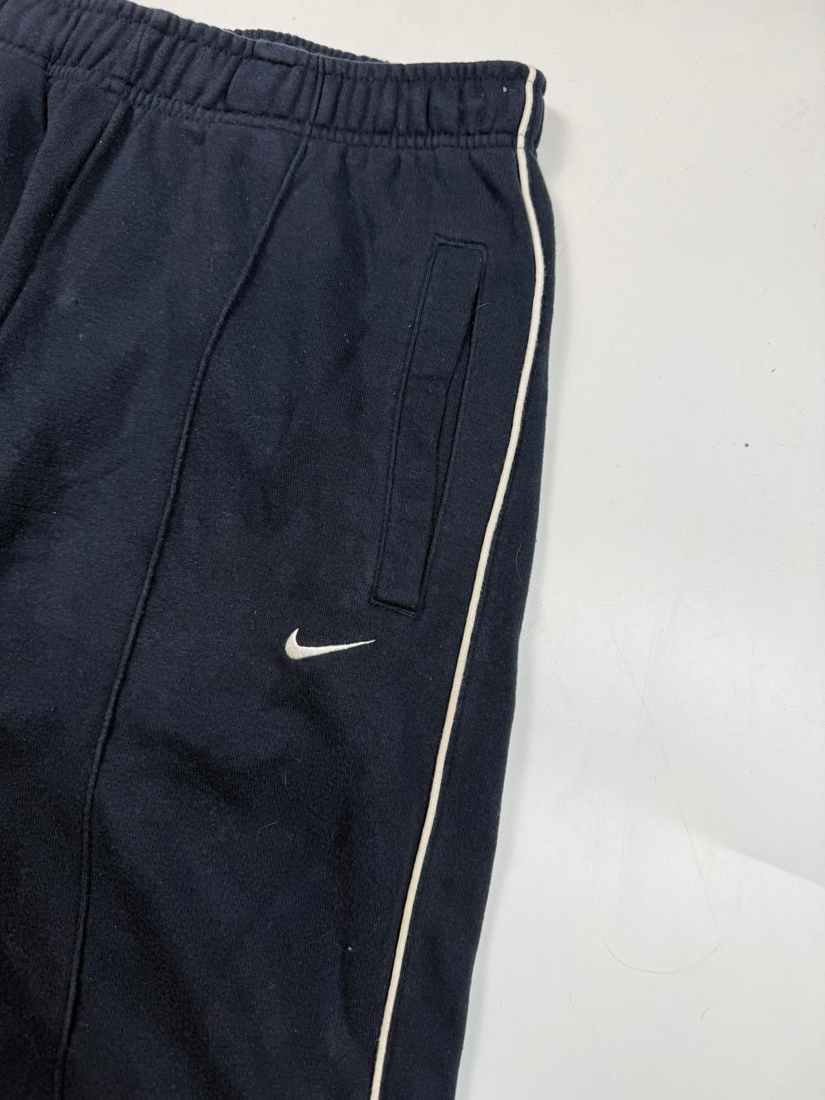 Vintage Nike side stripe baggy joggers (S)
