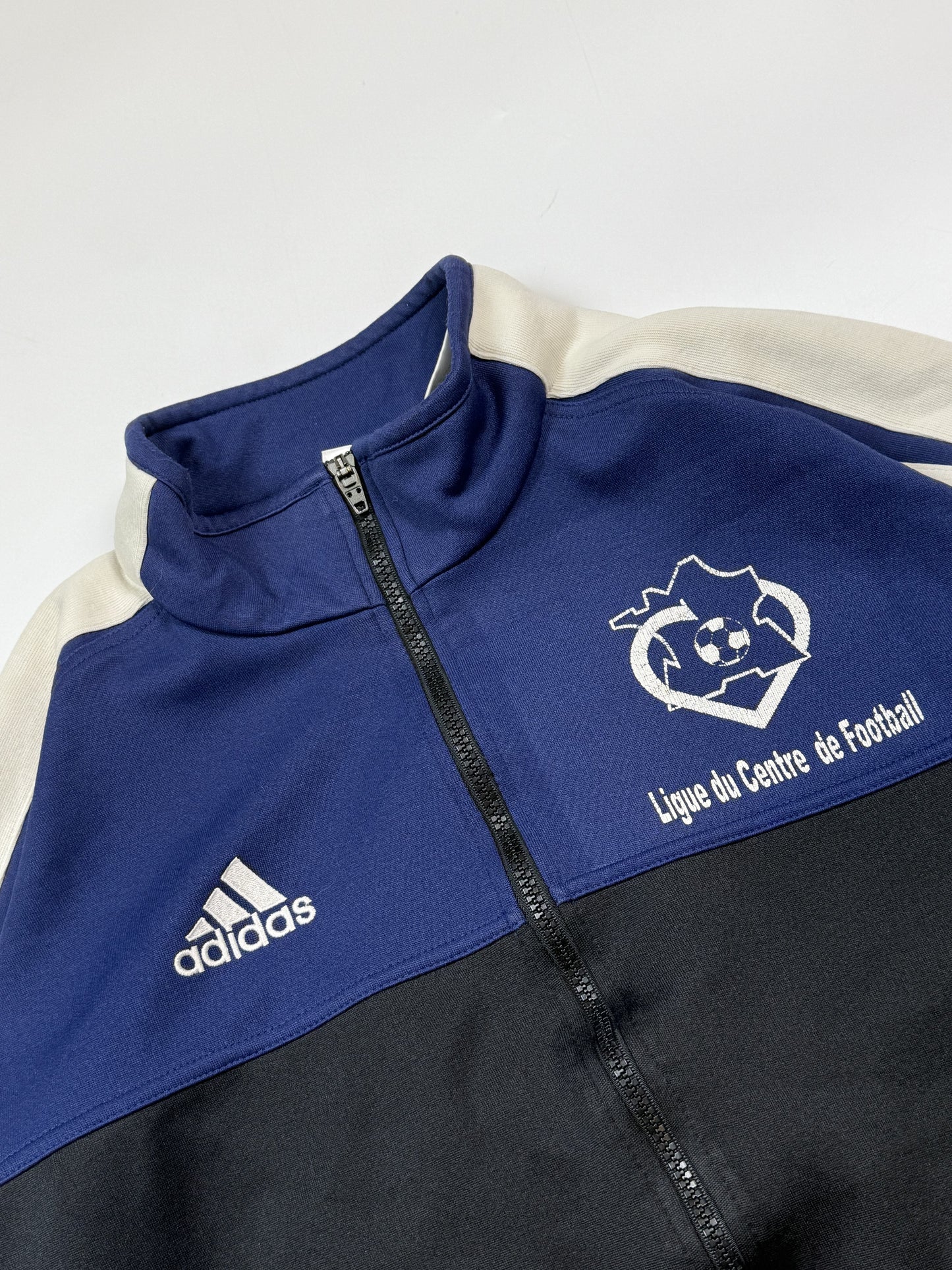 Vintage 90s Adidas football track jacket (L)