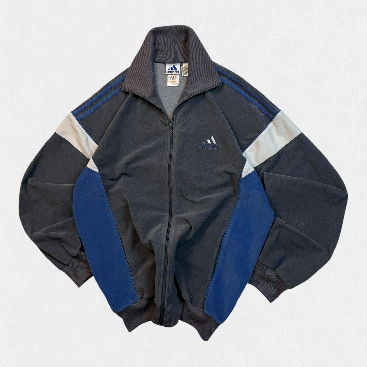 Vintage 90s adidas velour track top (L)