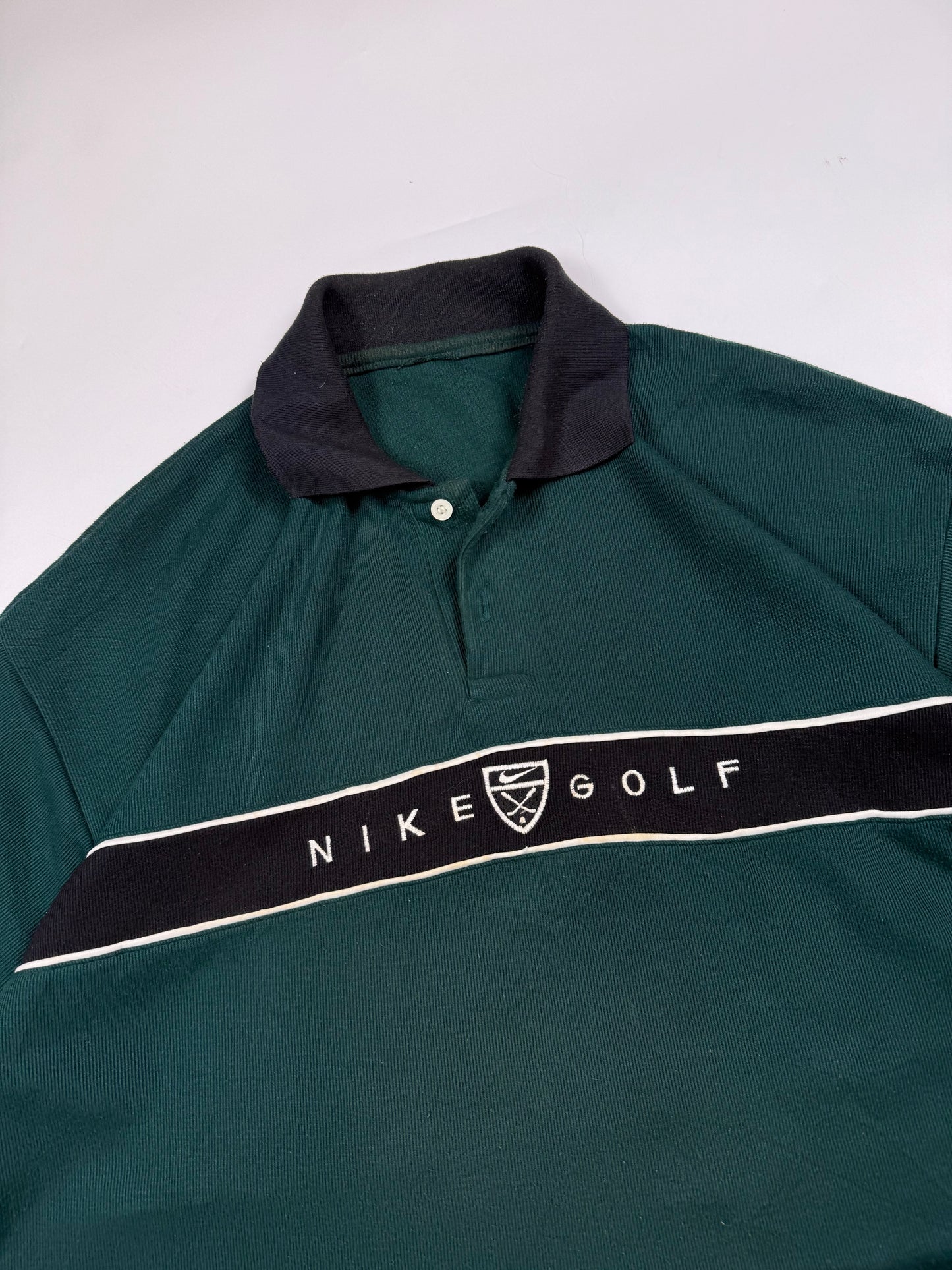Vintage Nike Golf spell out polo shirt (XL)