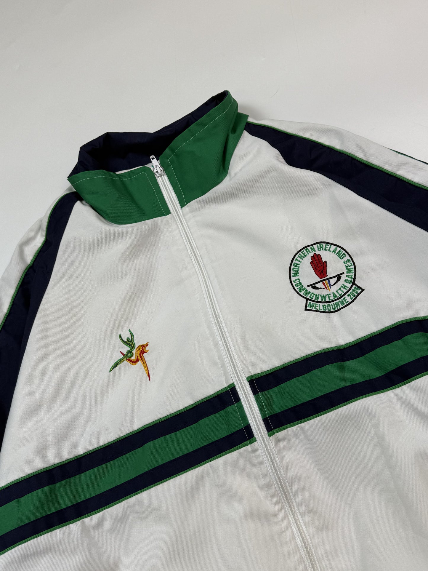 Vintage Northern Ireland Commonwealth games 2006 track jacket (XL)