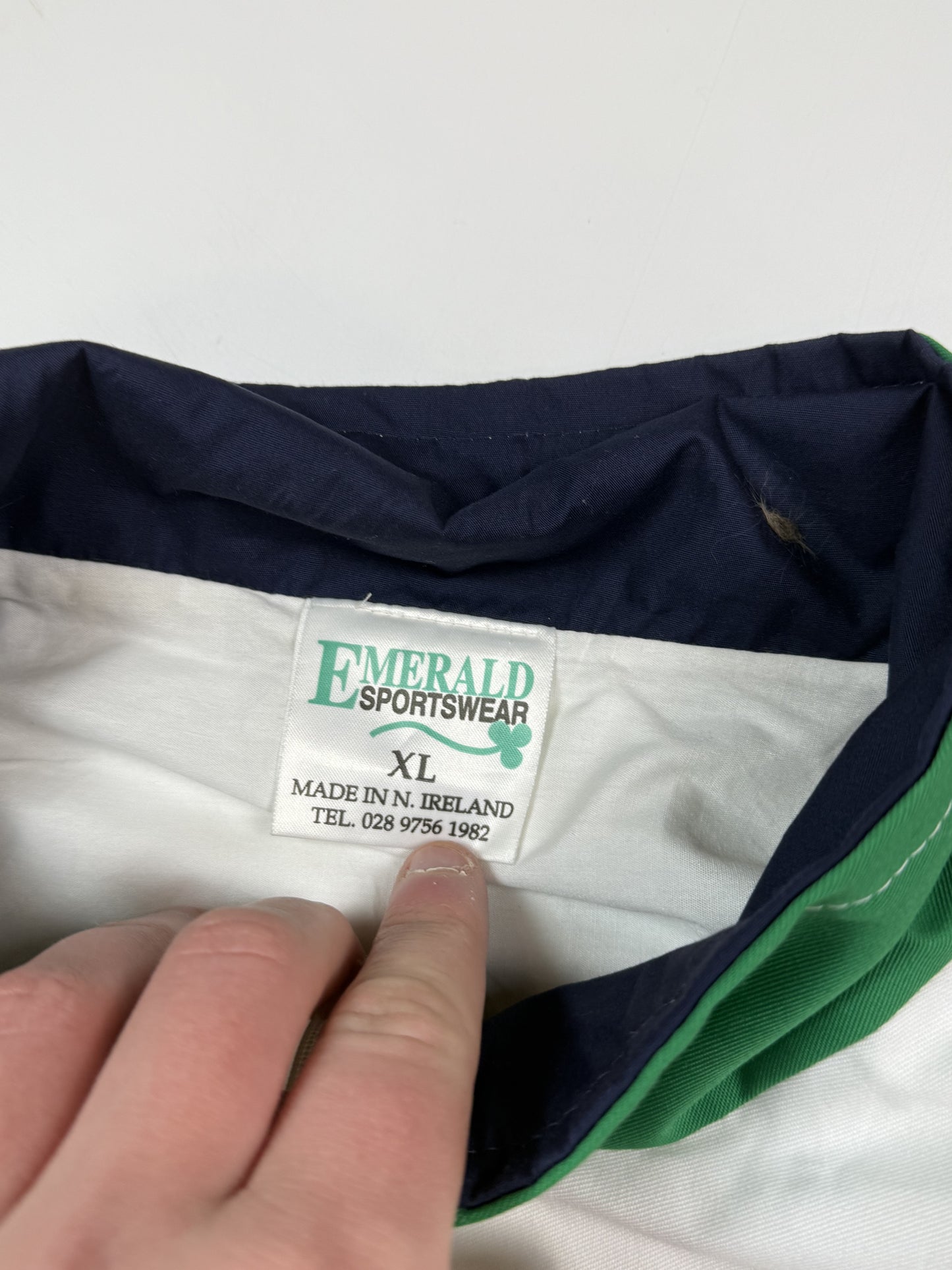 Vintage Northern Ireland Commonwealth games 2006 track jacket (XL)