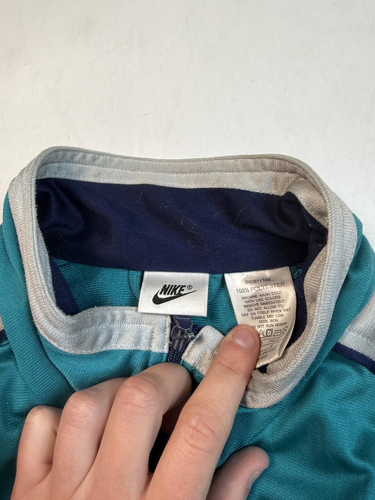 Vintage 90s Nike colour block track jacket (L)