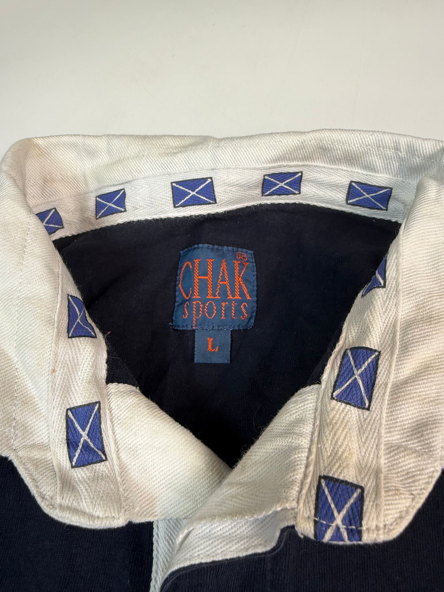 Vintage Scotland Chak sport rugby union shirt (L)