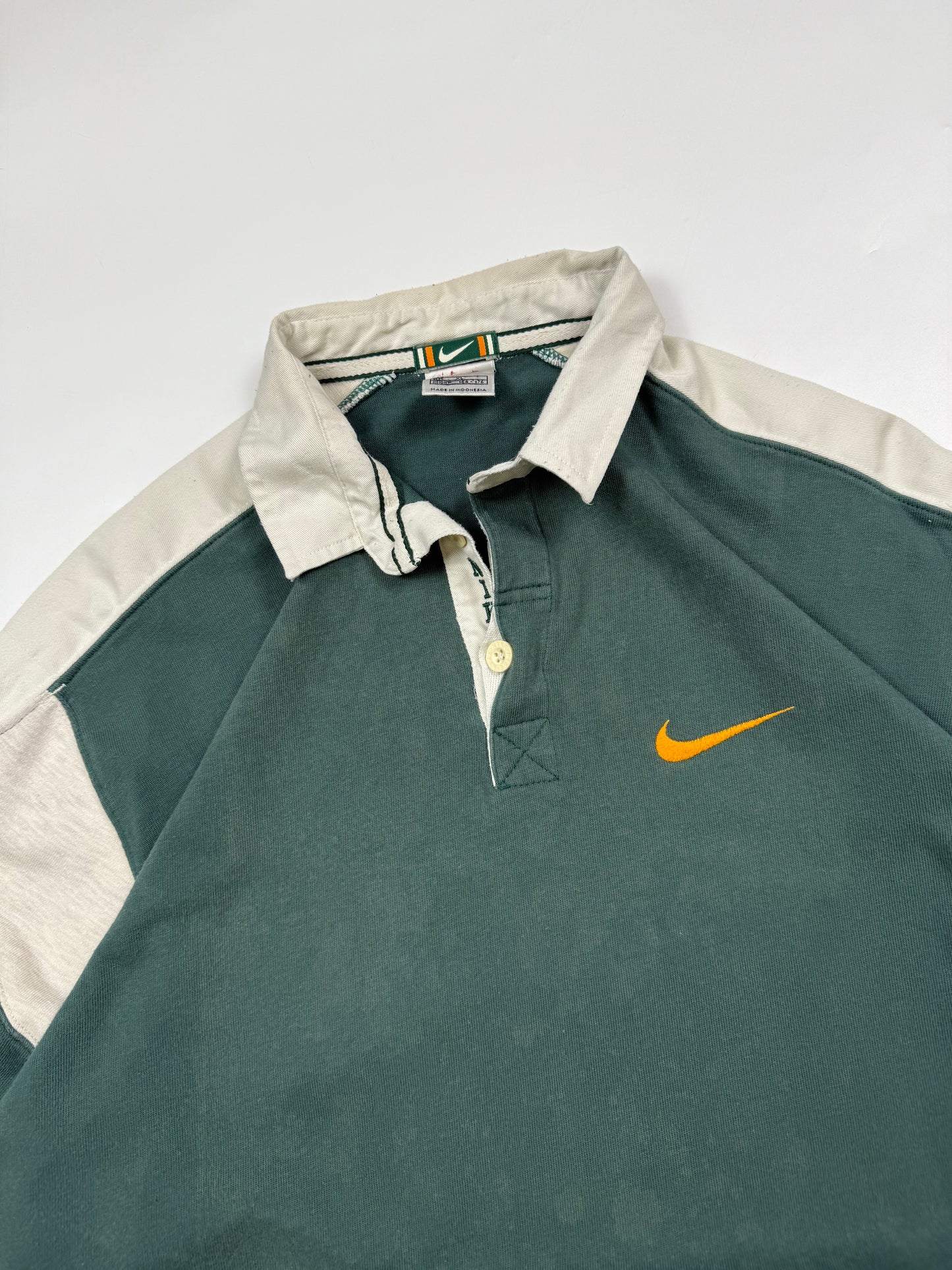 Vintage 90s Nike rugby polo shirt (S)
