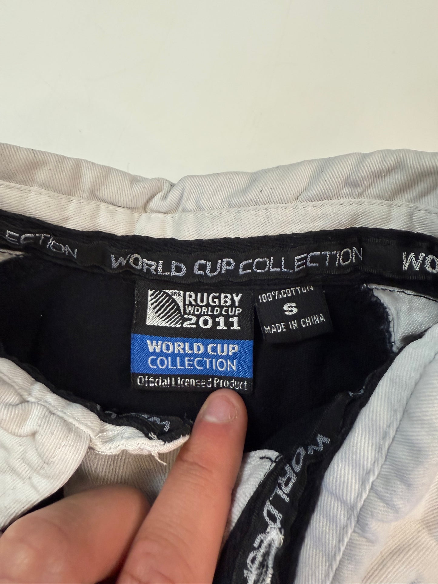 New Zealand all blacks rugby world cup 2011 shirt (S)