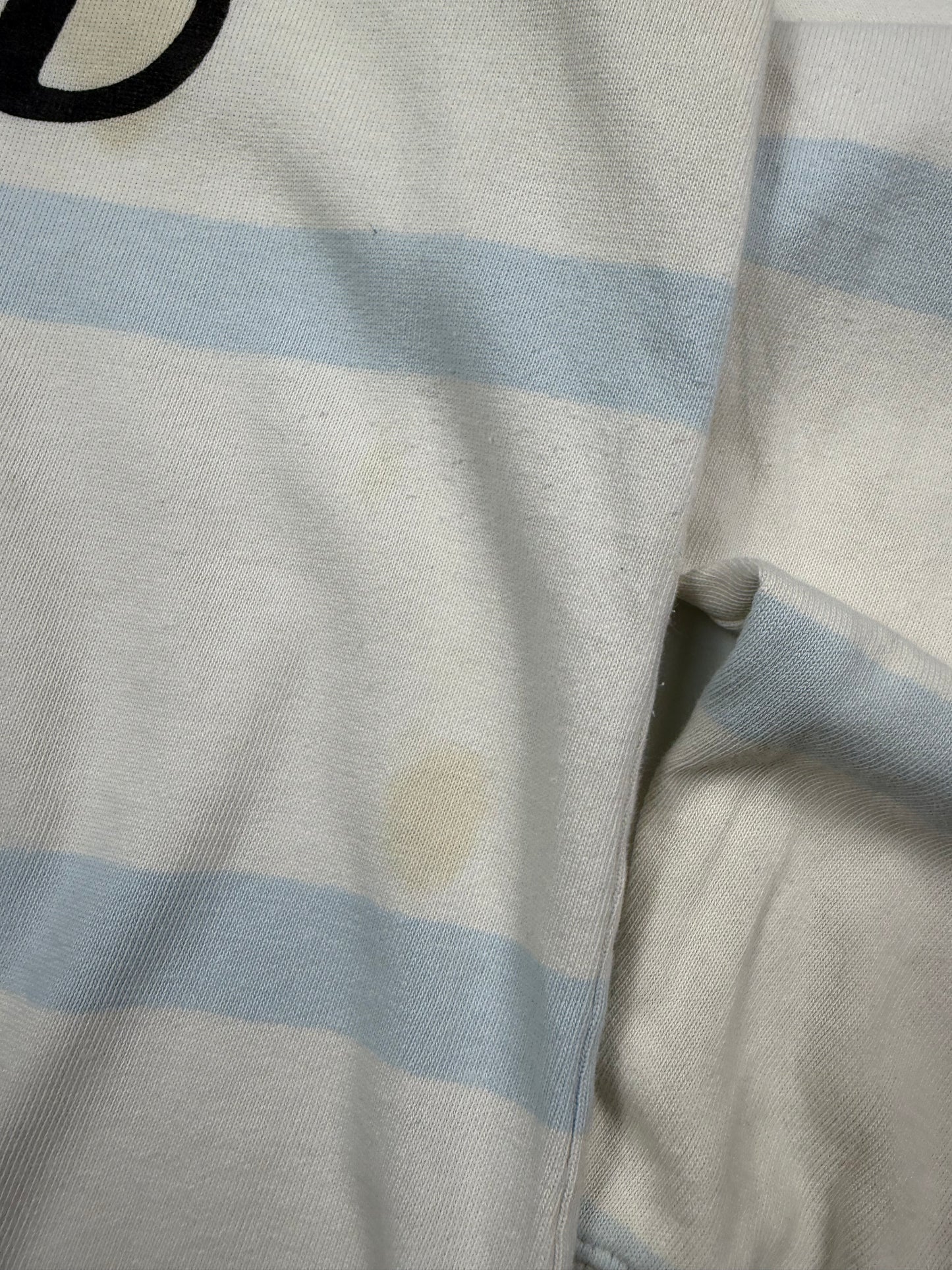 Vintage Nike athletic striped rugby polo shirt (S)