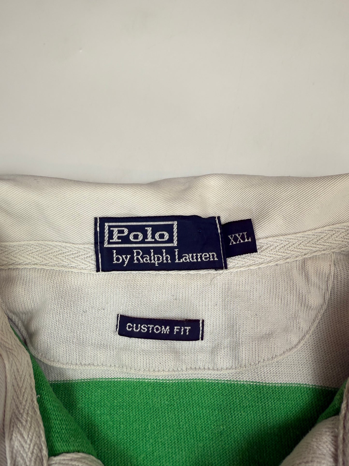 Vintage 90s Polo Ralph Lauren striped rugby polo (XXL)
