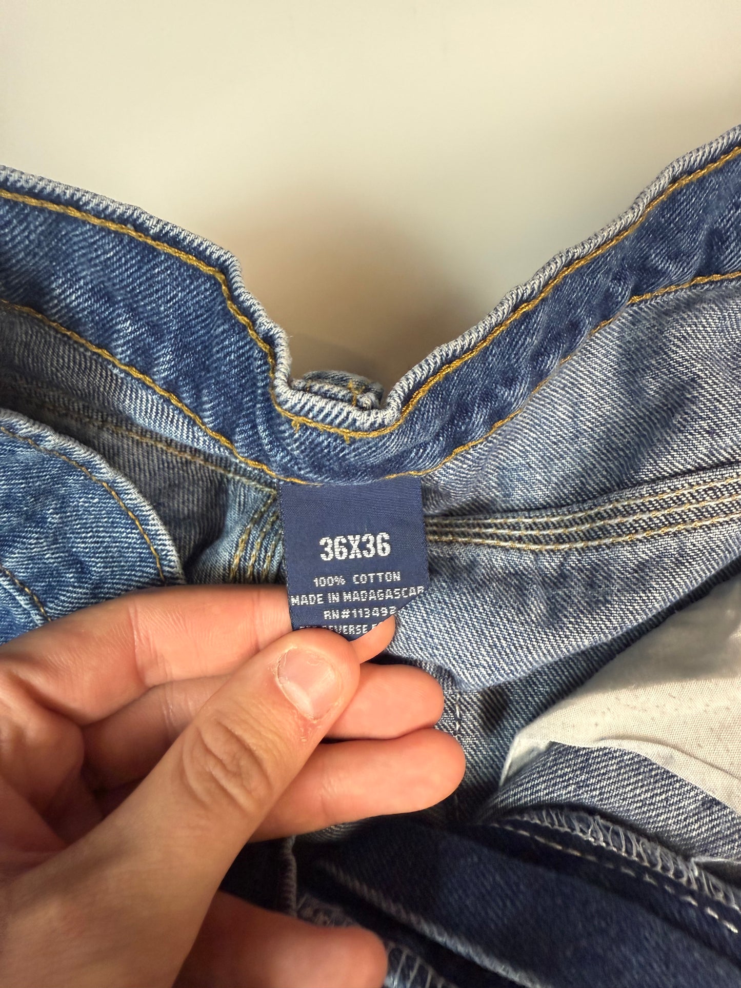 Vintage baggy carpenter jeans (W34)