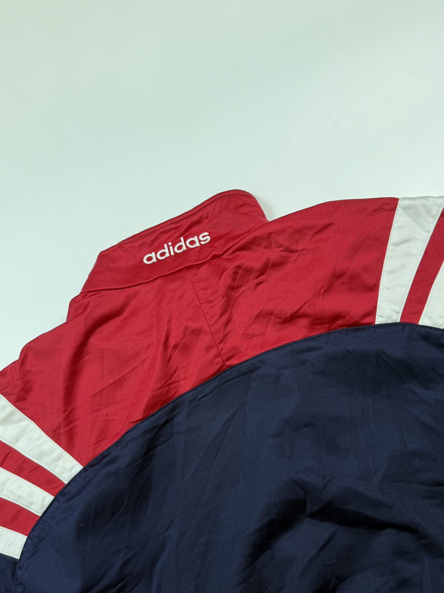 Vintage 90s Adidas colour block track jacket (M)