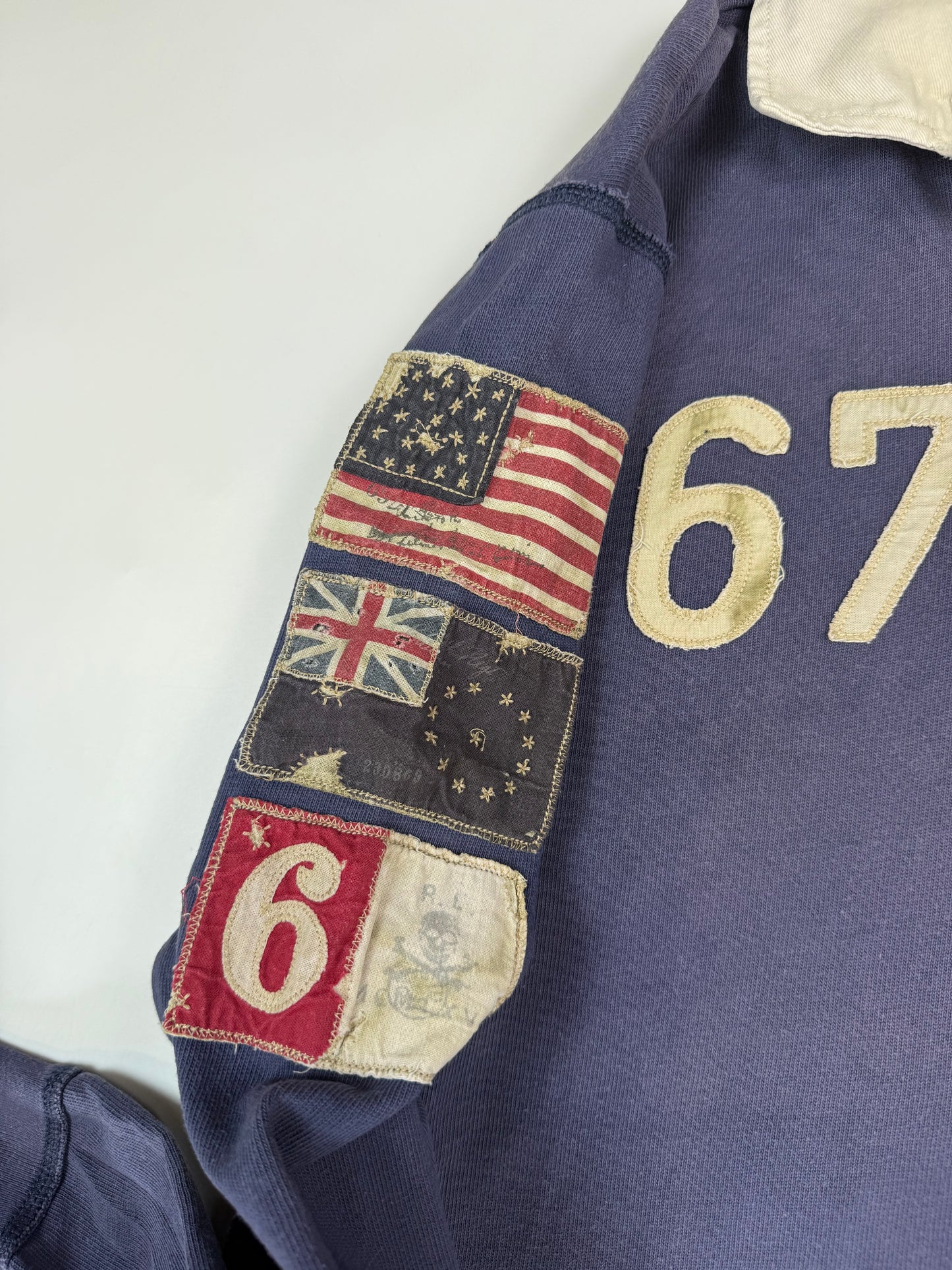 Vintage Polo Ralph Lauren jeans company rugby polo (L)