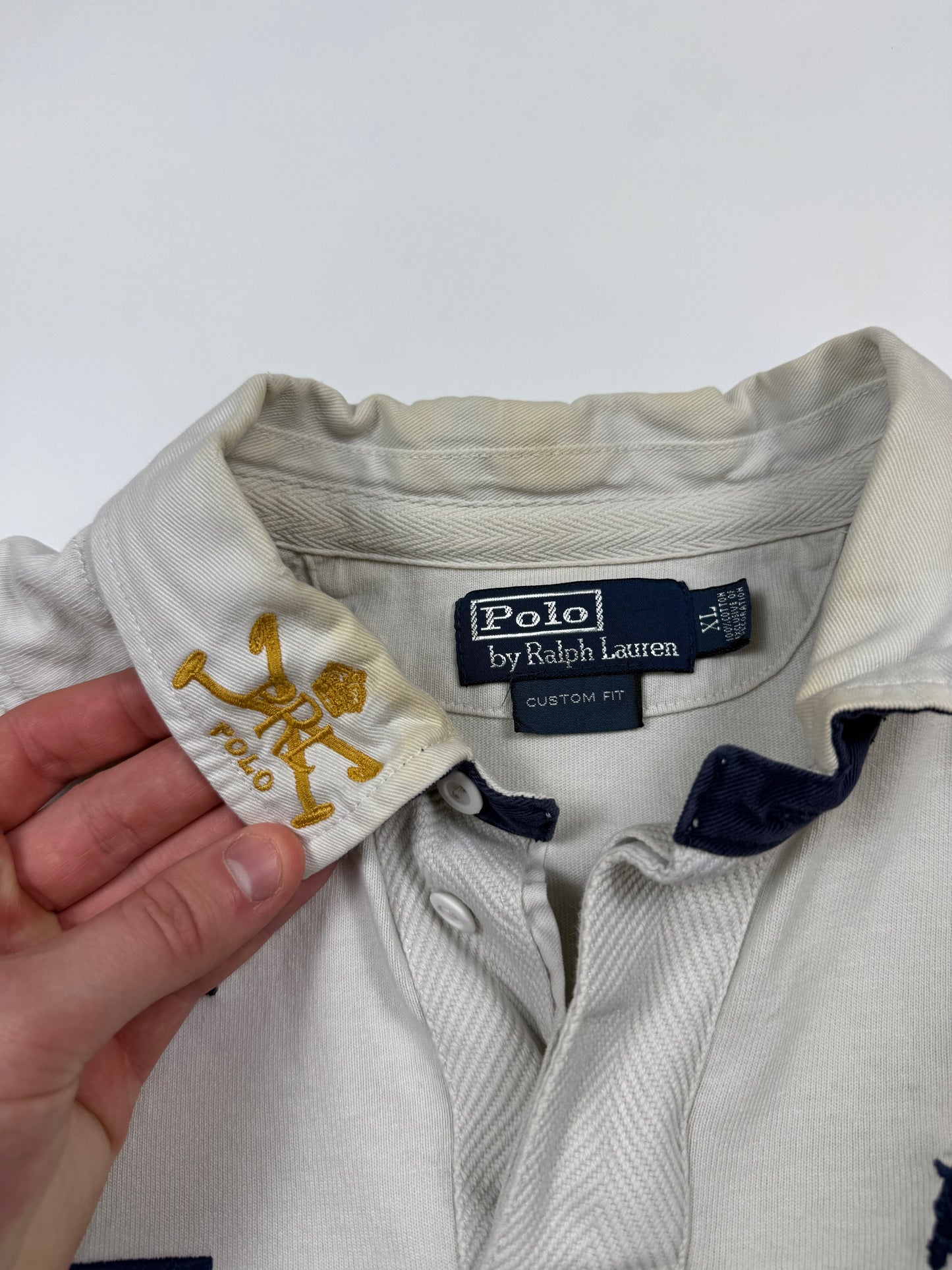 Vintage Polo Ralph Lauren mercer PRL club rugby polo shirt (XL)