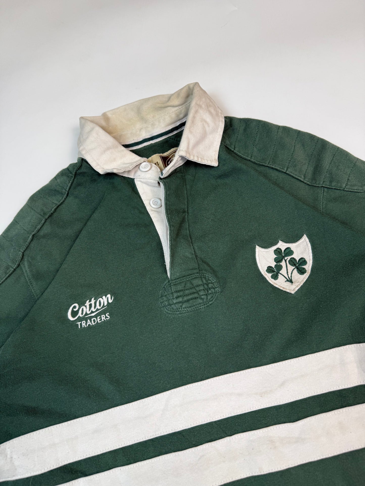 Vintage Ireland Cotton Traders rugby shirt (S)