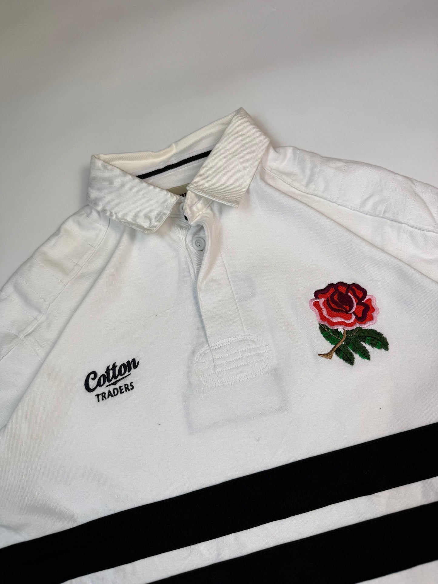 Vintage England Cotton Traders rugby shirt (M)