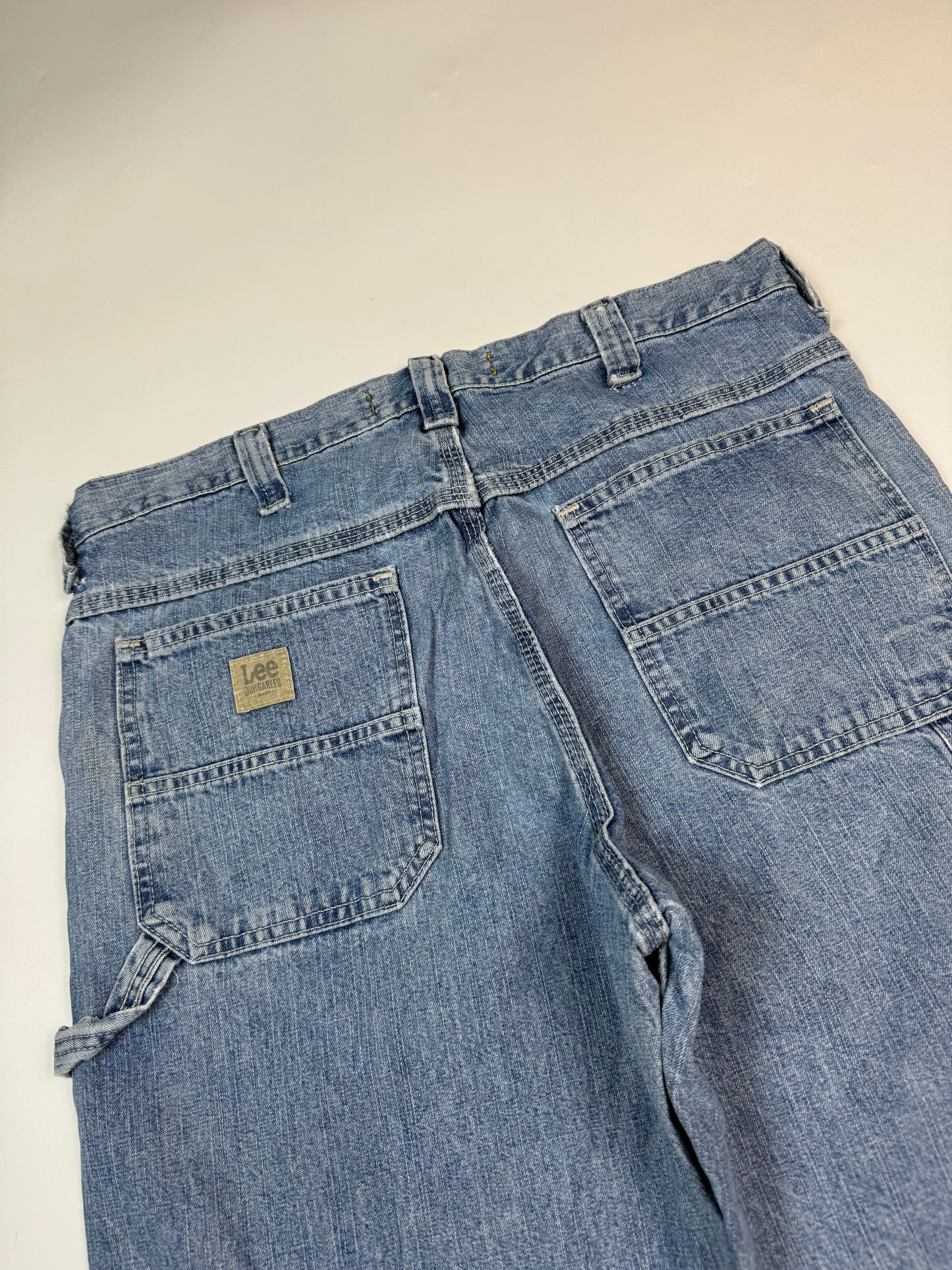 Vintage Lee dungarees baggy carpenter jeans (W34)